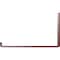Ekena Millwork Steel Hanging Shelf Bracket, Hammered Bright Red 2"W x 12"D x 7"H BKTM02X12X07HSHRE - alternate 3
